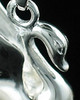 Cremation Urn Necklace Sterling Silver Swan