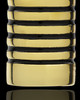 Gold Plated Grooved Cylinder Keepsake