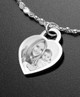 Luxury Small Heart Photo Engraved Bracelet