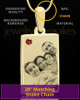 January Rectangle Gold Plated Photo Engraved Pendant