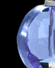 Blue Glass Globe Cremation Jewelry