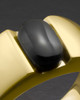 Men's 14K Gold Beguiling Black Onyx Cremation Ring