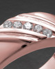 Ladies 14K Rose Gold Tender Cremation Ring