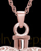 Necklace Urn 14K Rose Gold Twinkle Heart