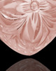 Cremation Jewelry 14K Rose Gold Daisy Heart Keepsake