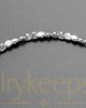 Heart Brushed Stainless Thumbprint Luxury Bracelet