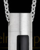 Men's Stainless Steel Necklace Urn Soulful Cylinder - Eternity Collection