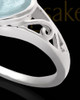 Ladies Kamiah Sterling Silver Ring For Ashes