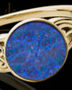 Solid 14K Gold Ladies Abigail Ocean Tide Opal Ash Ring