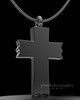 Black Plated Sterling Permanently Sealed Jewelry Elysian Cross