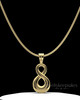Gold Plated Perpetual Love Permanently Sealed Jewelry