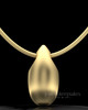 Gold Plated Natural Tear Permanently Sealed Jewelry