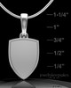 Sterling Silver Remember Me Amulet Permanently Sealed Waterproof Keepsake Jewelry