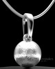 Sterling Silver Spherical Permanently Sealed Waterproof Keepsake Jewelry