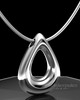 Sterling Silver Permanently Sealed Teardrop Waterproof Keepsake Jewelry