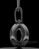Black Plated Harmony Sphere Permanently Sealed Keepsake Jewelry