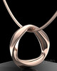 Rose Gold Plated Gentle Twist Permanently Sealed Keepsake Jewelry