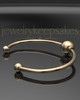 Solid 14K Gold Cape Bracelet Keepsake Jewelry