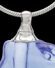Urn Necklace Blue Aquatic Glass Locket