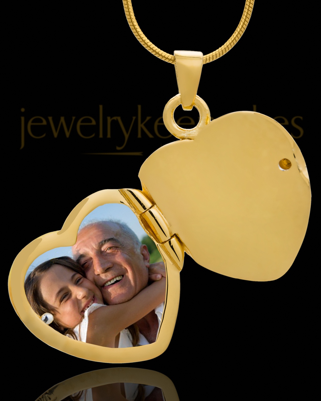 14 karat gold memory heart keepsake jewelry