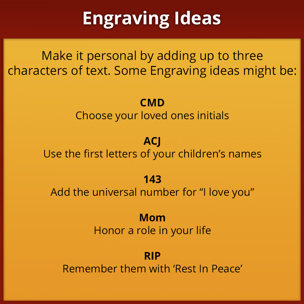 Engraving 3 Characters