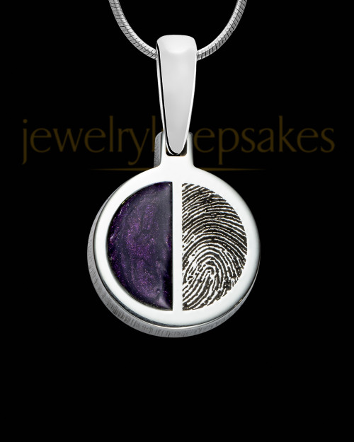 Thumbprint ashes necklace Clearance