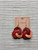 Crochet earings trinity knot