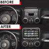 Jeep Wrangler JK (2011-2018) HEIGH10 10" Radio Fully Integrated Kit with Vehicle Information and Off-Road Mode