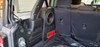 2018- And Newer (Driver and Passenger Side) Jeep Wrangler JLU 10" Sealed Rhino Coated Subwoofer Box with 500 Watt Rockford Fosgate 10" subwoofers and Amplifier combo