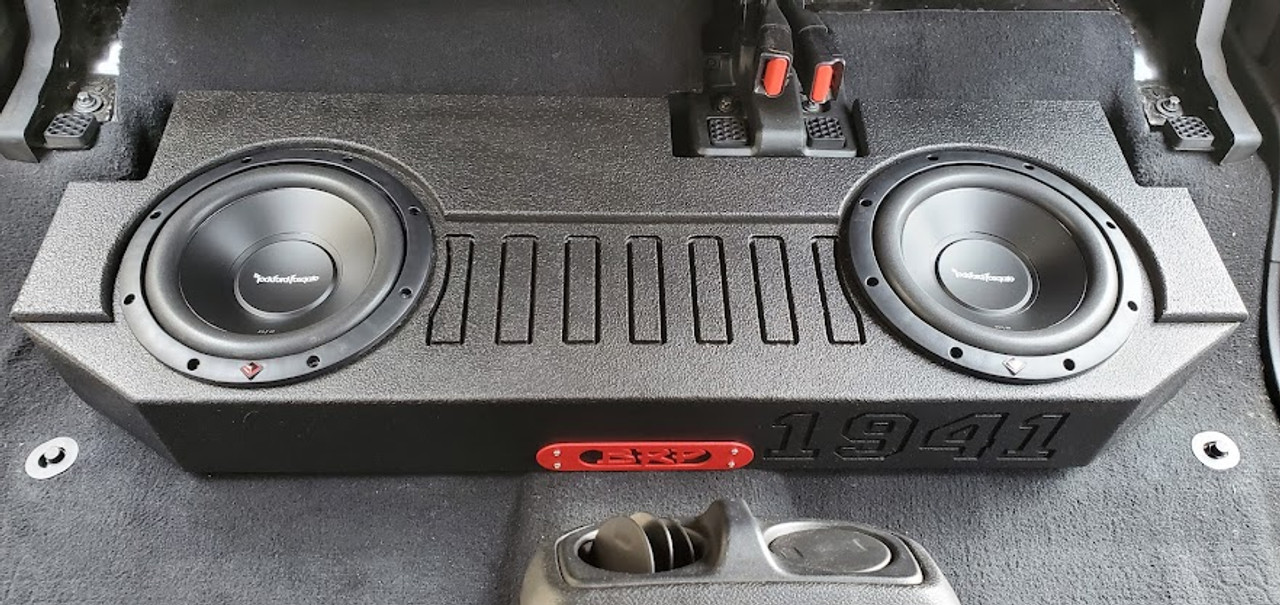 Jeep Gladiator 10" subwoofer Box (Subwoofers Not Included)