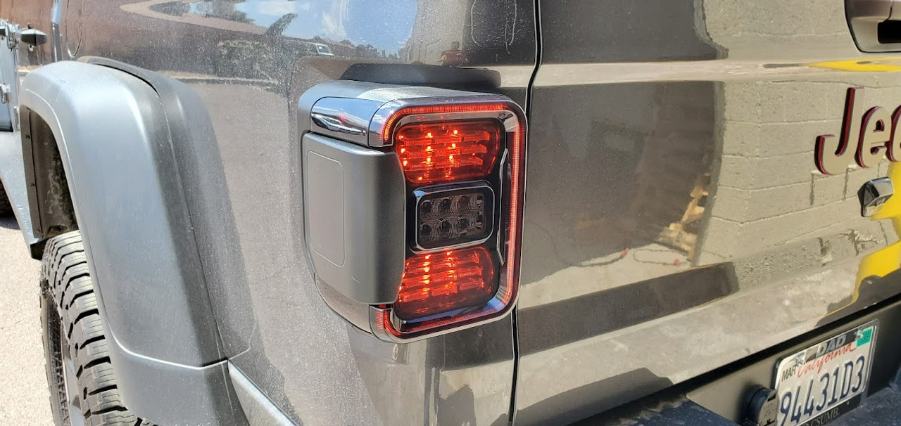 JEEP GLADIATOR JT SMOKED TAIL LIGHTS