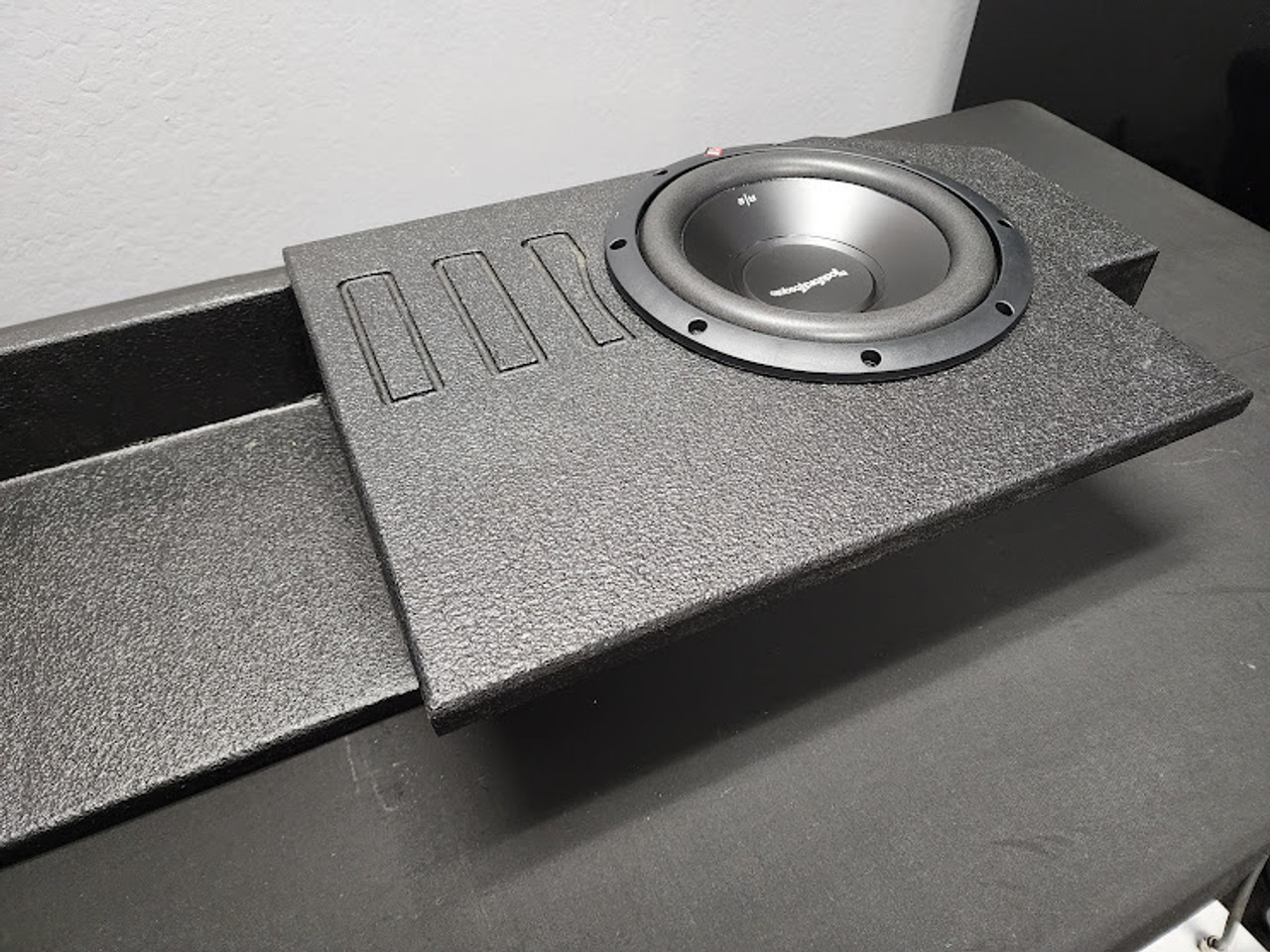 Jeep Gladiator Single 10" Subwoofer Box With Storage Bin (Subwoofer Not Included)