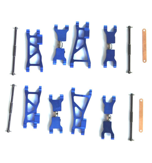 Hot Racing Aluminum Wide Suspension Kit (Blue) - Losi 1/24 Micro MFD5467W06