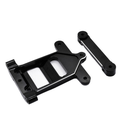 Hot Racing Aluminum Rear Chassis Plate and Arm Mount - B44.x BFF0901