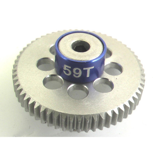 Hot Racing 59t 64p Hard Anodized Aluminum Pinion Gear HAG459