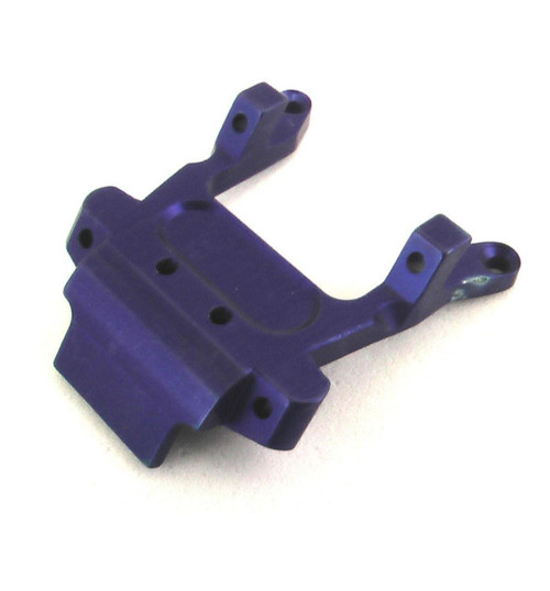 Hot Racing Aluminum Front Bulkhead (Blue) - Losi 1/36 Micro-T MCT12A06