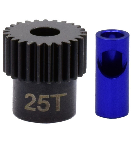 Hot Racing 25t Steel 48p Pinion Gear 5mm or 1/8 NSG825