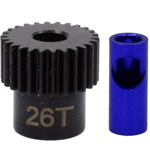 Hot Racing 26t Steel 48p Pinion Gear 5mm or 1/8 NSG826