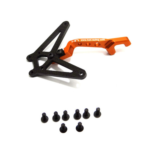 Hot Racing Axial EXO Terra Graphite / Aluminum Front Chassis Brace AEX12GX03