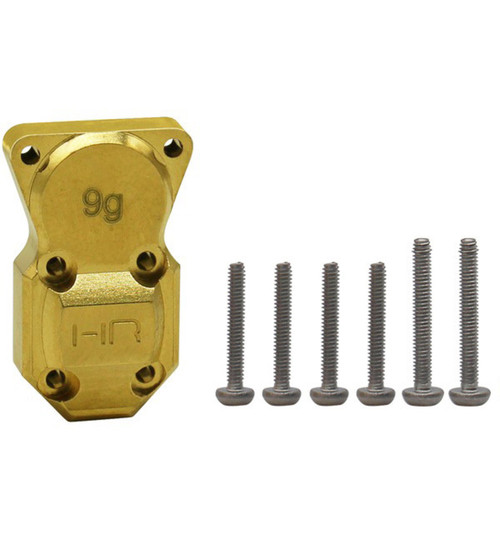 Hot Racing Axial SCX24 Heavy Duty 9g Brass Diff Cover SXTF12CH