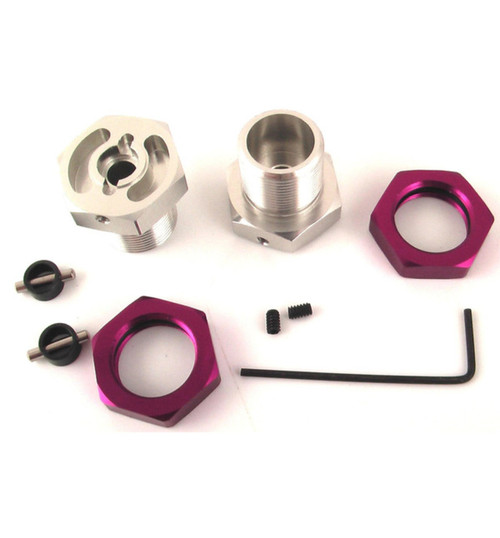 Hot Racing Purple 23mm Wheels Hub for 40 Series WH40107