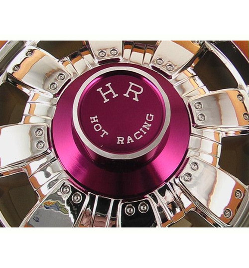 Hot Racing Purple Wheel cap for 40 wheels WHC2307
