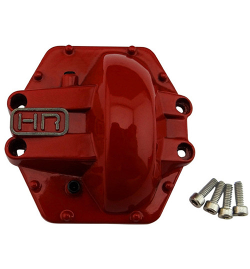Hot Racing Red Metal Low Profile Ar60 Diff Cover Axial Yeti Ax10 Rear WRA12CR02