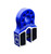 Hot Racing Aluminum Winch Flat Link Blue ACC839F06