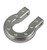 Hot Racing-Silver Aluminum Monster D-Ring Shackles TRX-4 SCX10 SCX10 -ACC808MR08