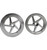 Hot Racing Silver Galaxy 5w Wheel Set (2) HOR51508
