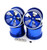 Hot Racing Blue Aluminum 5 Spoke Wheels (4) - Losi Mini LST MLT40506