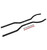 Hot Racing Black Chassis Rail Red Accent Scx-10 (2) SCXT1401A02