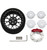 Hot Racing Black 10-Y Spoke BBS Aluminum Steering TX Wheel SW38001