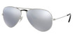 Ray-Ban Eyeglasses RB3025 AVIATOR LARGE METAL MATTE SILVER/019/W3